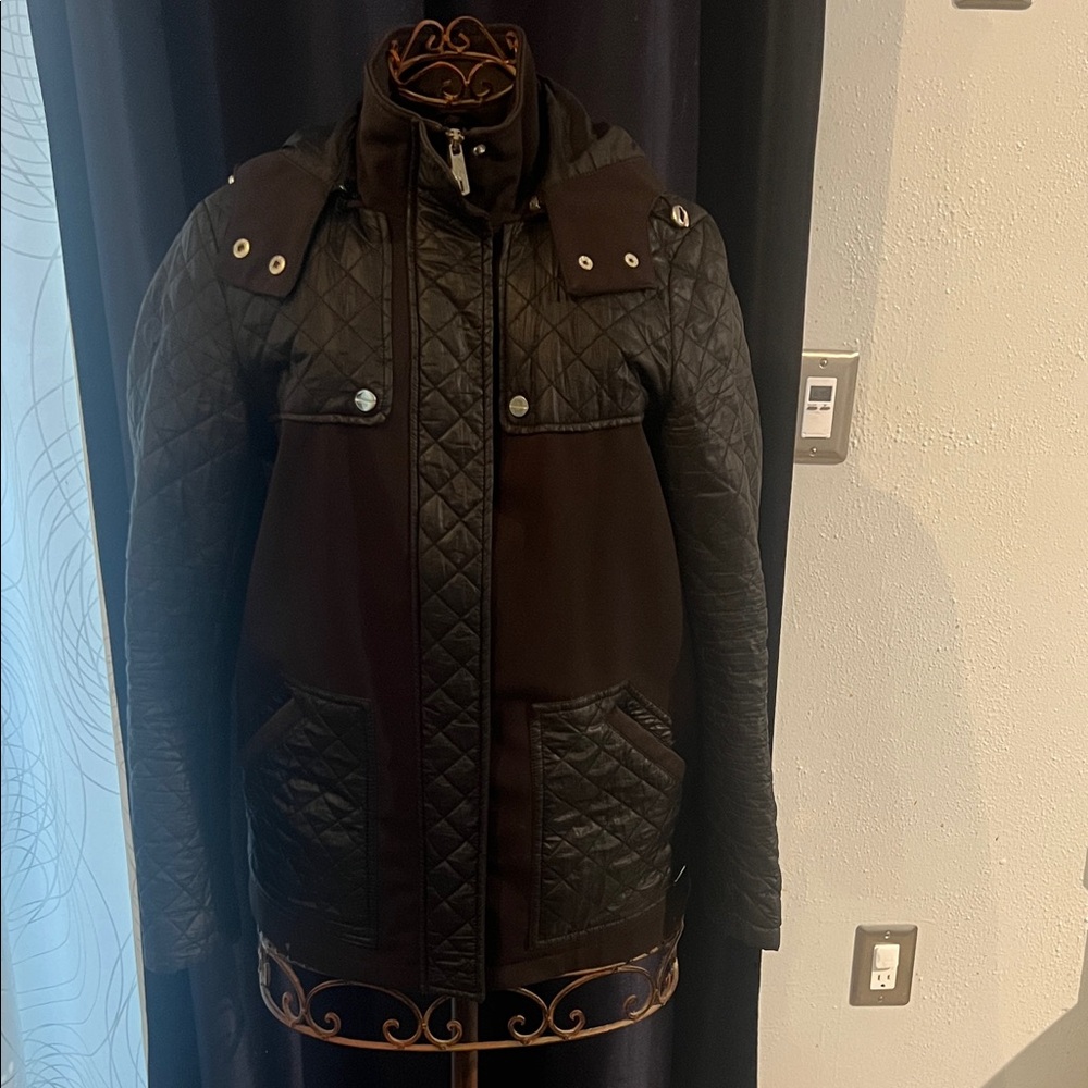 Kenneth Cole Reaction Black Quilted Jacket